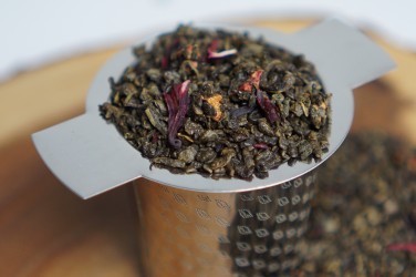 herbata zielona poziomkowa
